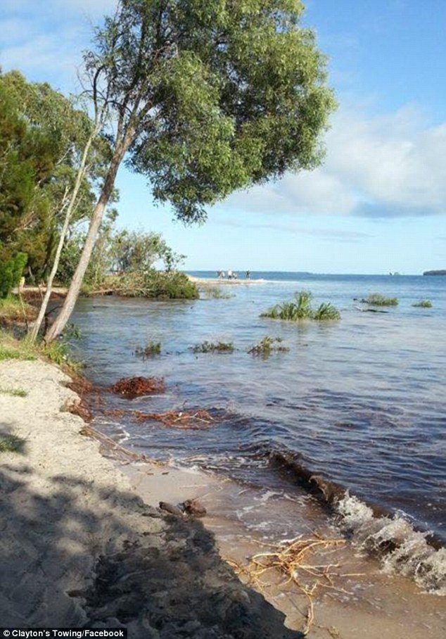 Καταβόθρα σε παραλία κατάπιε αυτοκίνητα και τροχόσπιτα [εικόνες] | iefimerida.gr 3