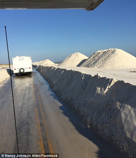 Στη Φλόριντα «χιόνισε» άμμο: Πρωτόγνωρο θέαμα [εικόνες] | iefimerida.gr 1