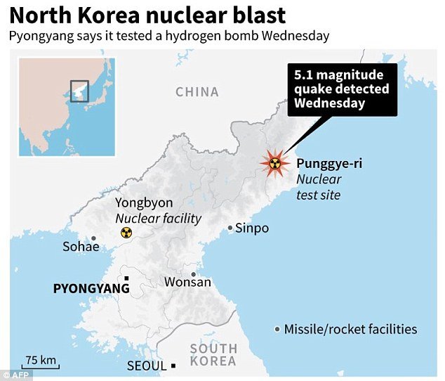 Ο Κιμ Γιονγκ Ουν έκανε πυρηνική δοκιμή με βόμβα υδρογόνου -Προκάλεσε σεισμό 5,1 Ρίχτερ [εικόνες] | iefimerida.gr 2