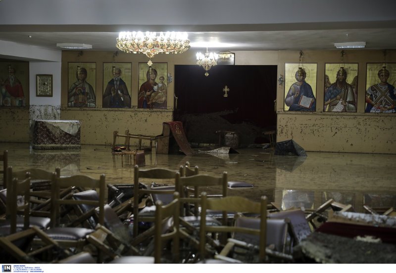 Θεσσαλονίκη: Ολοσχερής καταστροφή ναού από τις πλημμύρες -Εικόνες και σκεύη μέσα στη λάσπη [εικόνες] | iefimerida.gr 5