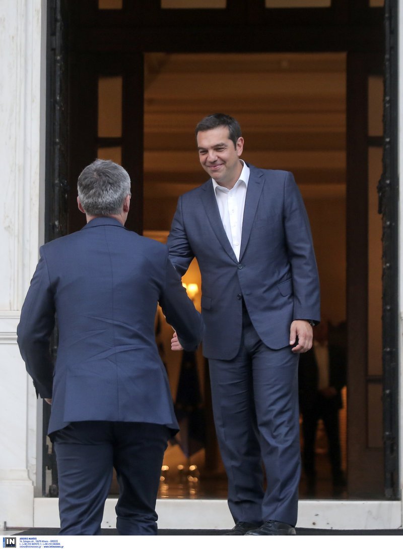 Ο Αλέξης Τσίπρας και ο Γενς Στολτενμπεργκ/ Φωτογραφία intime news