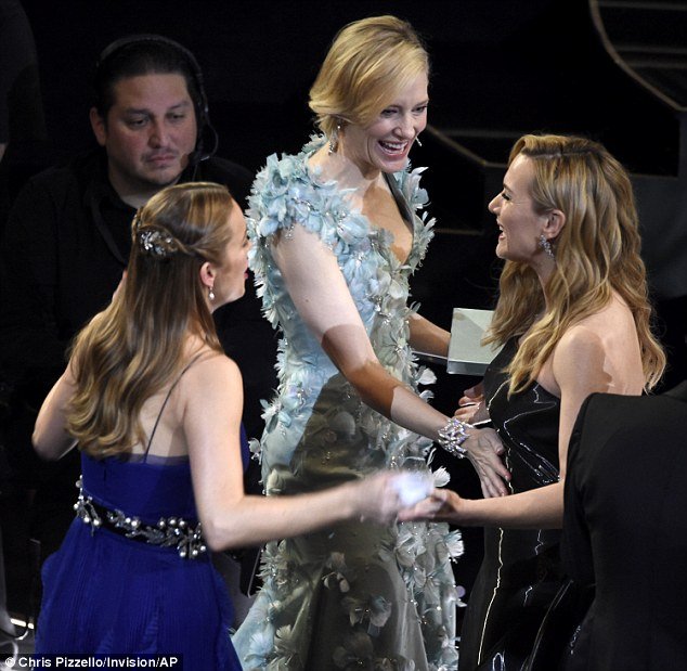 Οσκαρ 2016: Η στιγμή που προδόθηκε η νέα εγκυμοσύνη της Κέιτ Γουίνσλετ [εικόνες] | iefimerida.gr 1