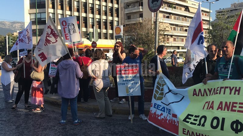 Παράσταση διαμαρτυρίας στην πρεσβεία του Ισραήλ [εικόνες & βίντεο] | iefimerida.gr 2