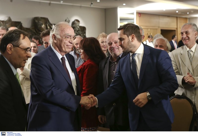 Ο Βασ. Λεβέντης και ο βουλευτής της Ε.Κ. Μάριος Γεωργιάδης