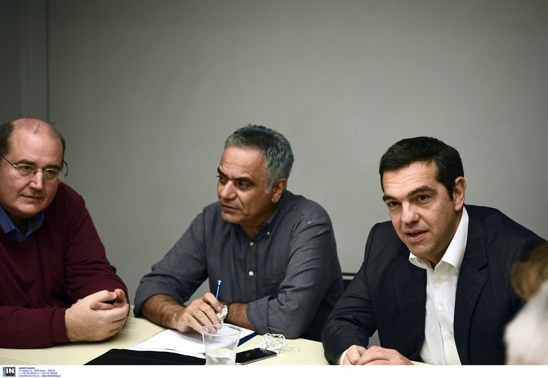 Νίκος Φίλης (αριστερά), Πάνος Σκουρλέτης (μέση) και Αλέξης Τσίπρας (δεξιά) -Φωτογραφία: Intimenews/ΒΑΡΑΚΛΑΣ ΜΙΧΑΛΗΣ