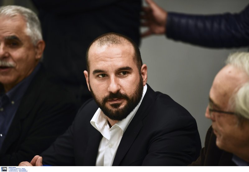 Ο Δημήτρης Τζανακόπουλος και δεξιά ο Γ. Μπαλάφας -Φωτογραφία: Intimenews/ΒΑΡΑΚΛΑΣ ΜΙΧΑΛΗΣ