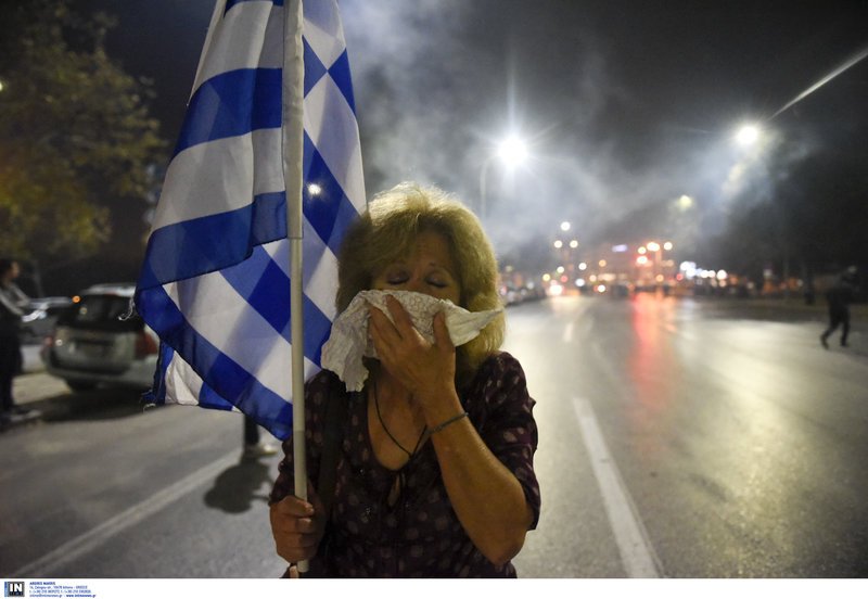 Η ατμόσφαιρα στην περιοχή των δικαστηρίων αυτή την ώρα είναι αποπνικτική