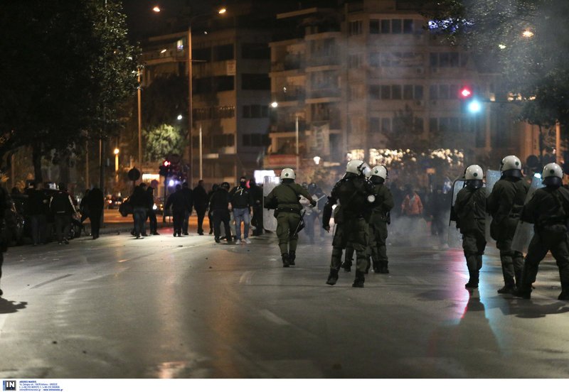 Κατά τη διάρκεια πορείας ακραίων εθνικιστικών κύκλων για τη μνήμη του Κωνσταντίνου Κατσίφα