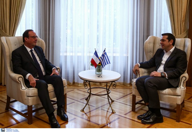 Από τη συνάντηση στο Μέγαρο Μαξίμου/Φωτογραφία: Intimenews