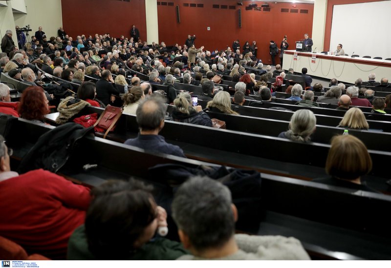 Η εκδήλωση του ΣΥΡΙΖΑ στην Θεσσαλονίκη -Φωτογραφία: Intimenews/ΤΟΣΙΔΗΣ ΔΗΜΗΤΡΗΣ