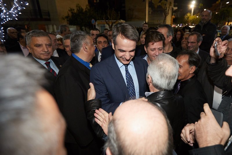 Ο Κυριάκος Μητσοτάκης στην ομιλία του στο Ιλιον -Φωτογραφία: intimenews/ΠΑΠΑΜΗΤΣΟΣ ΔΗΜΗΤΡΗΣ