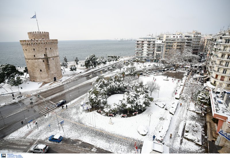 Σπάνια εικόνα από τον Λευκό Πύργο