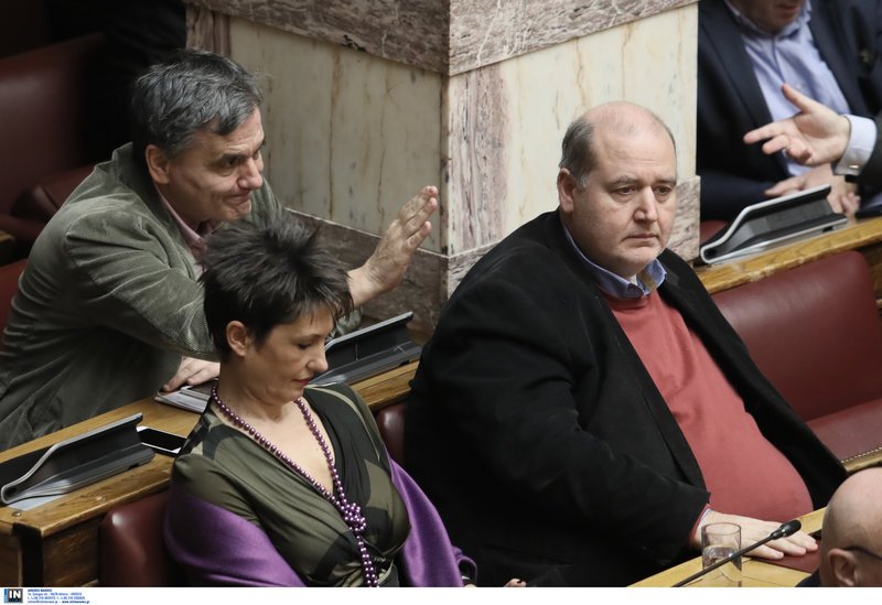 Τσακαλώτος, Καββαδία και Φίλης μαζί στα «ορεινά» της Βουλής