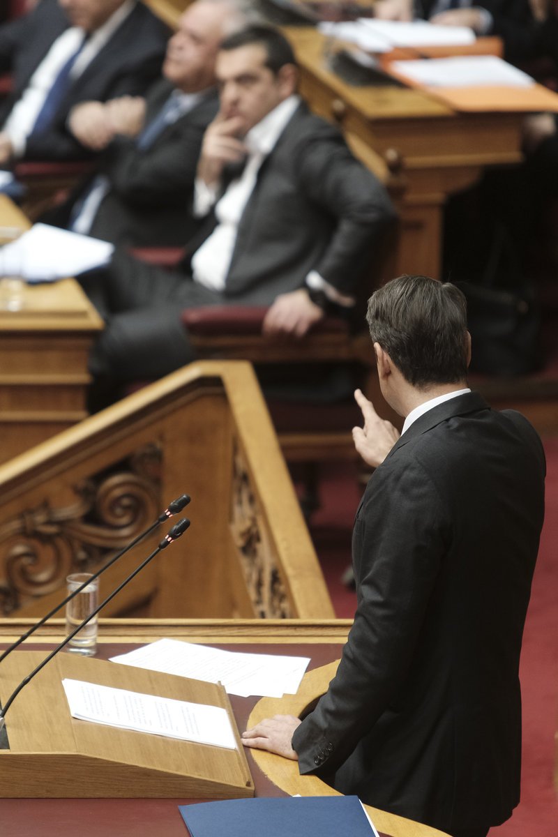 Μητσοτάκης: «Ο Τσίπρας ψάχνει ιδιοτελείς συμμάχους για να εδραιωθεί στην κυβέρνηση για λίγους μήνες ακόμα» -Φωτογραφία: Intimenews/ΧΑΛΚΙΟΠΟΥΛΟΣ ΝΙΚΟΣ