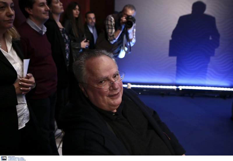 Ο Νίκος Κοτζιάς στην εκδήλωση του Ποταμιού