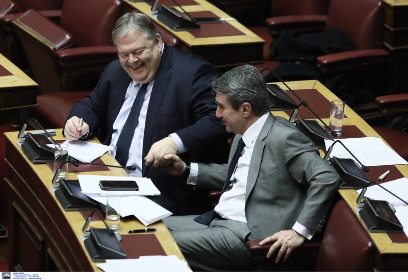 Ανδρέας Λοβέρδος και Ευ. Βενιζέλος -Φωτογραφία: Intimenews/ΛΙΑΚΟΣ ΓΙΑΝΝΗΣ