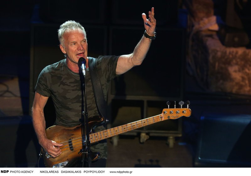 Ο Στινγκ σε μια απολαυστική εμφάνιση στο Ηρώδειο -Πολιτικοί και καλλιτέχνες έδωσαν το «παρών» [εικόνες] | iefimerida.gr 1