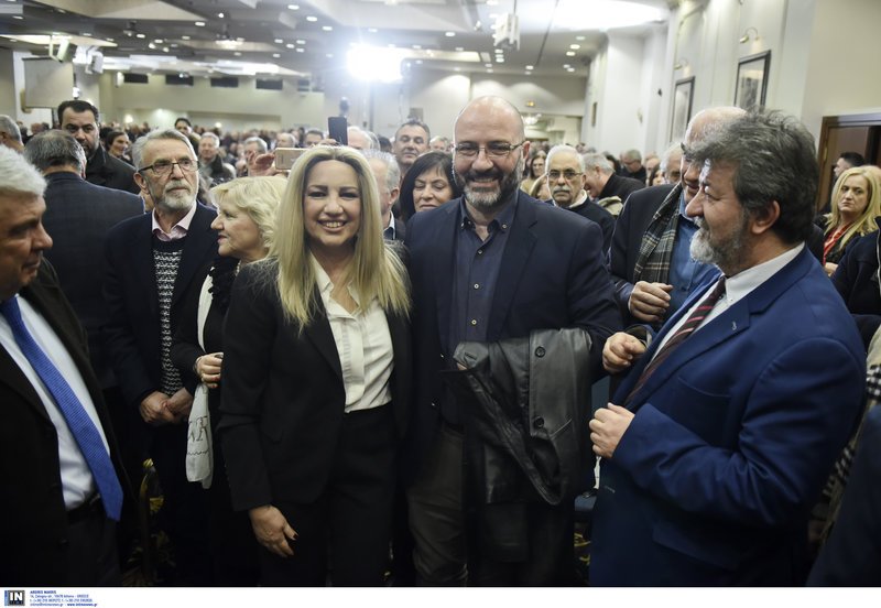 Η Φώφη Γεννηματά προσέρχεται στην εκδήλωση του ΚΙΝΑΛ στη Θεσσαλονίκη-Φωτογραφία: Intimenews/ΠΑΠΑΝΙΚΟΣ ΓΙΑΝΝΗΣ