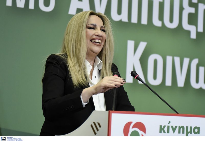 «Ο Αλέξης Τσίπρας είναι «βαρίδι» για την αριστερά και για τη χώρα» είπε η πρόεδρος του ΚΙΝΑΛ -Φωτογραφία: Intimenews/ΠΑΠΑΝΙΚΟΣ ΓΙΑΝΝΗΣ 