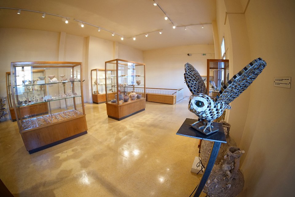 Γκαλερί CITRONNE: Τεράστιες κουκουβάγιες από μέταλλο και γυαλί πλάι σε αρχαιότητες στον Πόρο [εικόνες]  | iefimerida.gr 4