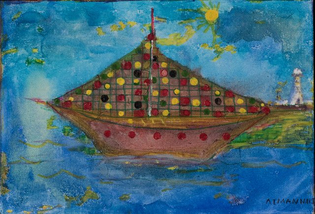 Η Λίτσα Κασούμη πειραματίζεται με όλες τις αποχρώσεις του μπλε [εικόνες]  | iefimerida.gr 1