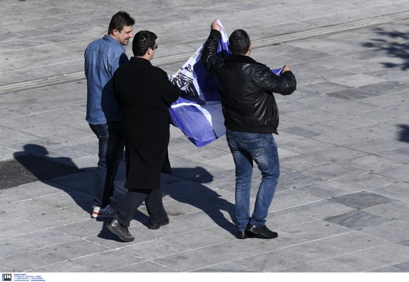 Η Αστυνομία απομάκρυνε πολίτη από το σημείο