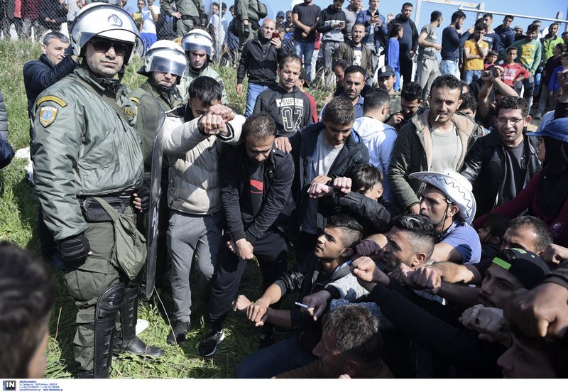 Ενταση στην προσφυγική δομή των Διαβατών