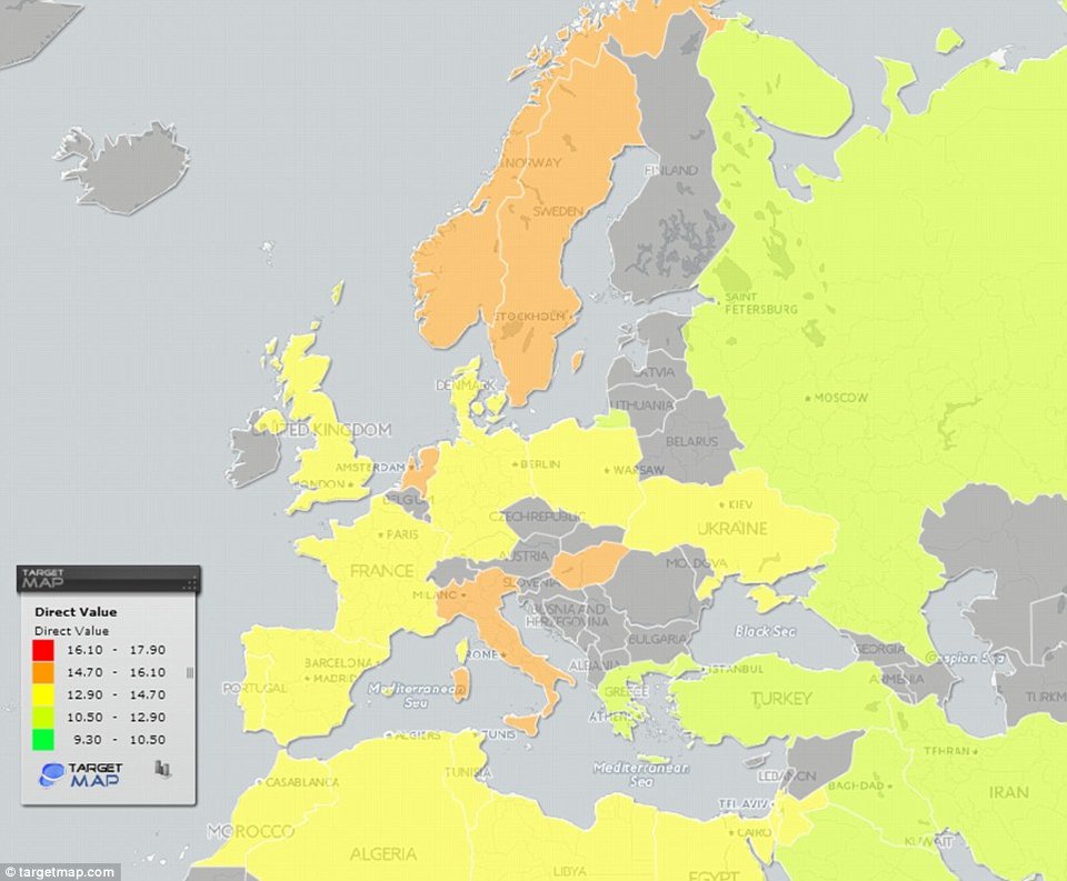Ο παγκόσμιος χάρτης ανδρικού μορίου -Σε ποια θέση βρίσκονται οι Ελληνες [εικόνες] | iefimerida.gr 1
