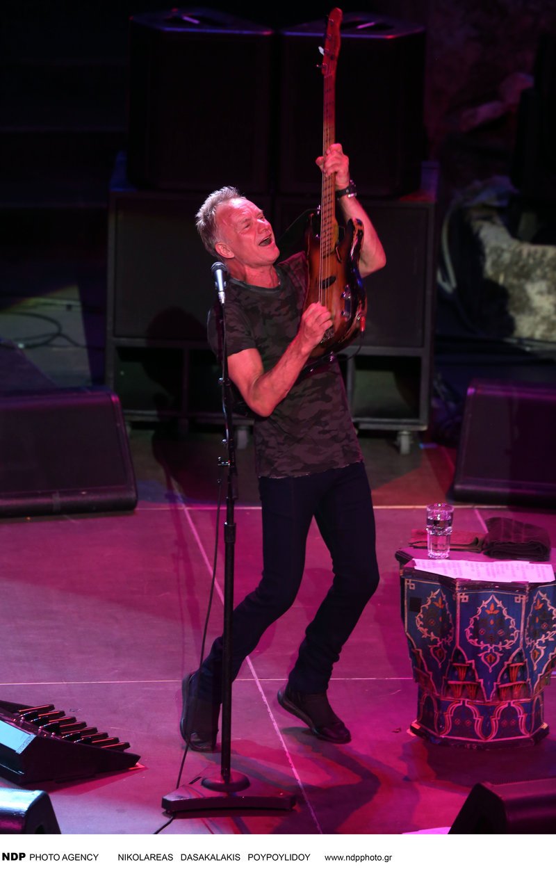 Ο Στινγκ σε μια απολαυστική εμφάνιση στο Ηρώδειο -Πολιτικοί και καλλιτέχνες έδωσαν το «παρών» [εικόνες] | iefimerida.gr 5