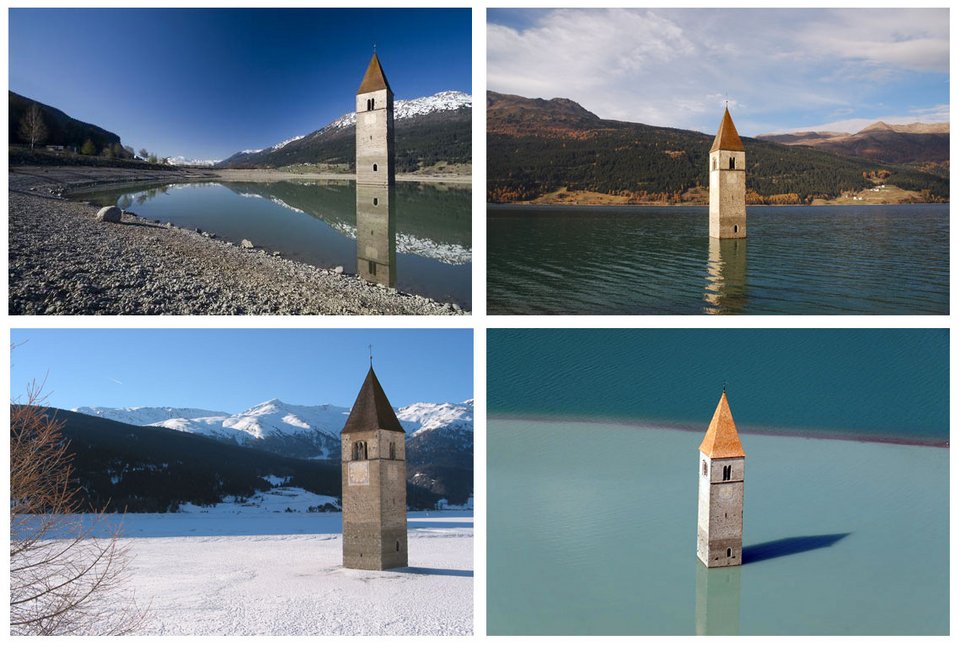 Βυθισμένη πολιτεία: Το χωριό που πνίγηκε κάτω από το νερό πριν 60 χρόνια -Μόνο το καμπαναριό έμεινε να προεξέχει [εικόνες] | iefimerida.gr 8