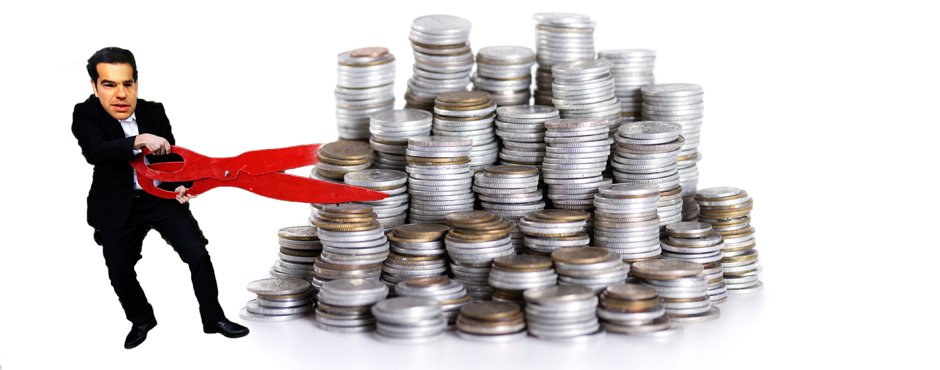 Η Handelsblatt εμφανίζει τον Τσίπρα με ένα κόκκινο ψαλίδι να κόβει τα χρήματα της Ευρώπης [εικόνα] | iefimerida.gr 0