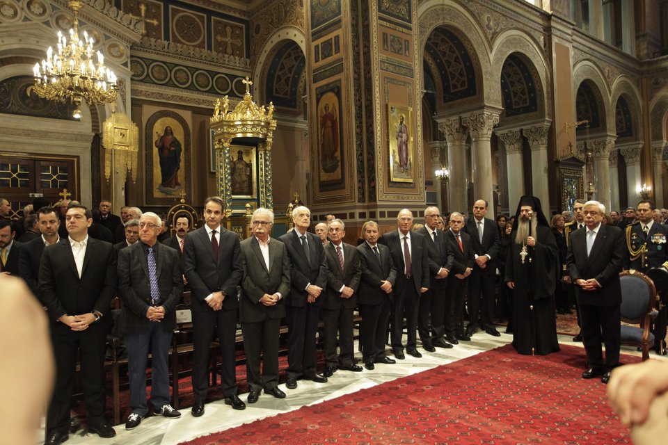 Πανηγυρική δοξολογία στη Μητρόπολη Αθηνών -Ποιοι έδωσαν το «παρών» [εικόνες] | iefimerida.gr 7