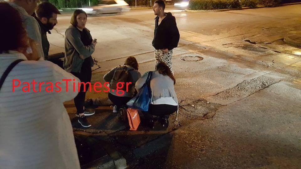 Τροχαίο ατύχημα στην Πάτρα: ΙΧ συγκρούστηκε με διερχόμενο δίκυκλο [εικόνες & βίντεο] | iefimerida.gr 2