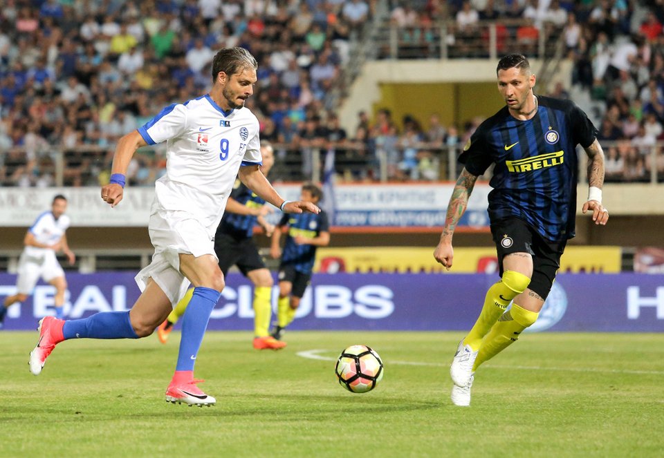 Ξύπνησαν μνήμες στο Ηράκλειο Κρήτης -Η Εθνική του 2004 έχασε 4-2 στα πέναλτι από επίλεκτους της Ιντερ [εικόνες] | iefimerida.gr 5