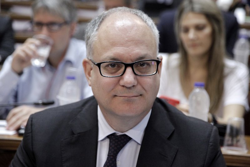 ο πρόεδρος της Επιτροπής Οικονομικών και Νομισματικών υποθέσεων του Ευρωπαϊκού Κοινοβουλίου Ρομπέρτο Γκουαλτιέρι -EUROKINISSI/ΓΙΩΡΓΟΣ ΚΟΝΤΑΡΙΝΗΣ