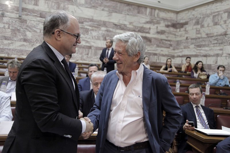 Ο Γιάννης Μπαλαούρας με τον Ρ. Γκουαλντιέρι