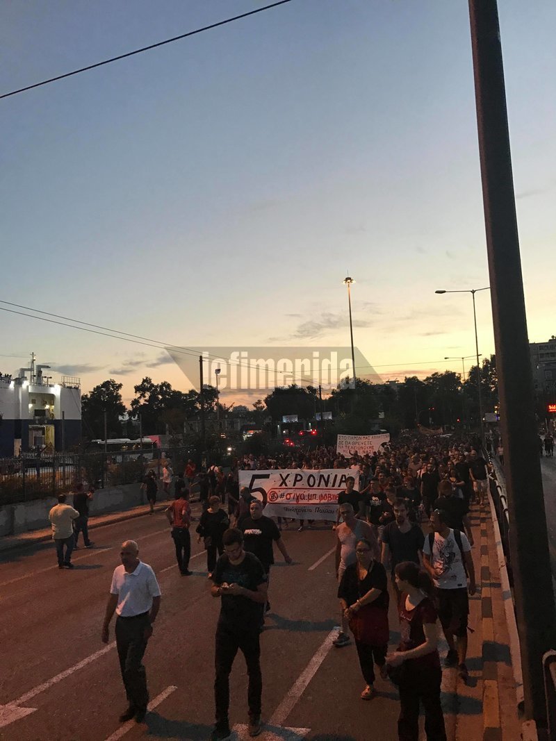 Πορεία στη μνήμη Φύσσα -Επεισόδια σε Πειραιά, Πάτρα και Θεσσαλονίκη [εικόνες & βίντεο] | iefimerida.gr 28