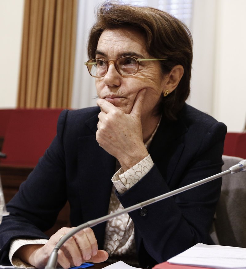 Η Φωτεινή Σκοπούλη στην Εξεταστική Επιτροπή της Βουλής για τα σκάνδαλα στην Υγεία τον Δεκέμβριο του 2017