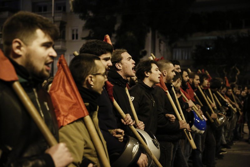 Αντιφασιστική πορεία πριν τη συγκέντρωση της Χρυσής Αυγής [εικόνες & βίντεο] | iefimerida.gr 6