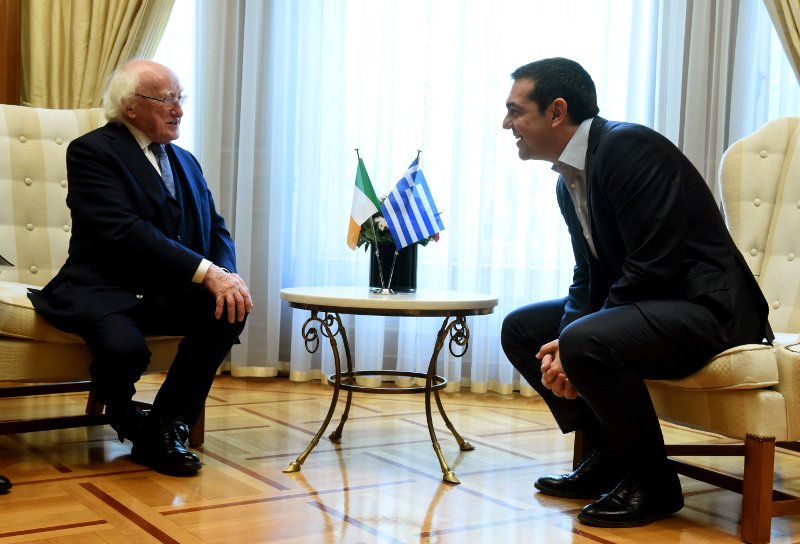 Τσίπρας σε Ιρλανδό πρόεδρο: Οι Ελληνες υπέφεραν περισσότερο από τους Ιρλανδούς, λόγω κρίσης | iefimerida.gr 1