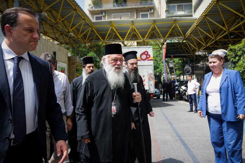 Ο Αρχιεπίσκοπος μετέβη και στον Ευαγγελισμό -Eurokinissi/ΠΑΝΑΓΟΠΟΥΛΟΣ ΓΙΑΝΝΗΣ