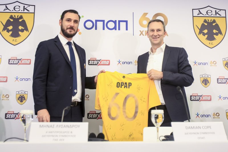 Επέκταση της χορηγικής συνεργασίας ΑΕΚ με ΟΠΑΠ -«Μοιραζόμαστε κοινές αξίες» [εικόνες] | iefimerida.gr 9