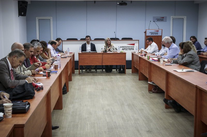 Ενταση στην Εκτελεστική Γραμματεία του ΚΙΝΑΛ -Φωτογραφία: EUROKINISSI/ΓΙΑΝΝΗΣ ΠΑΝΑΓΟΠΟΥΛΟΣ