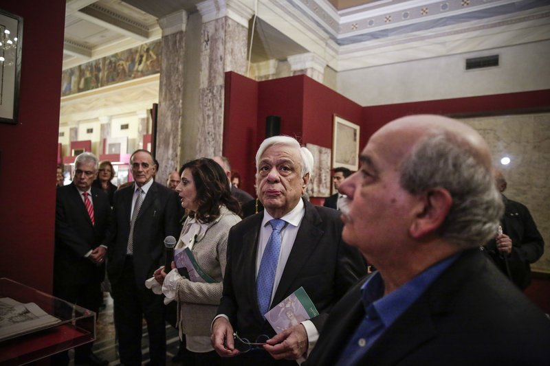 Ο Πρόεδρος της Δημοκρατίας, Προκόπης Παυλόπουλος, και ο Πρόεδρος της Βουλής, Νίκος Βούτσης