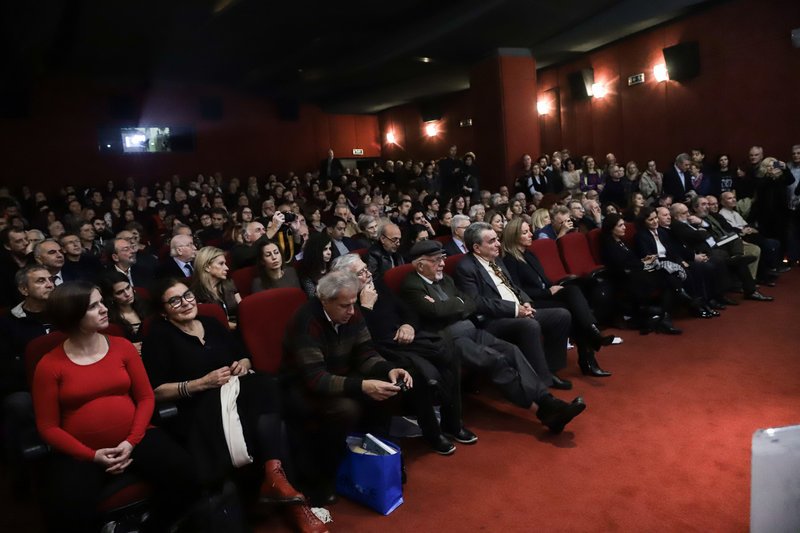 Κατάμεστη η Ταινιοθήκη στην παρουσίαση της «Αυτοβιογραφίας» του Κώστα Γαβρά