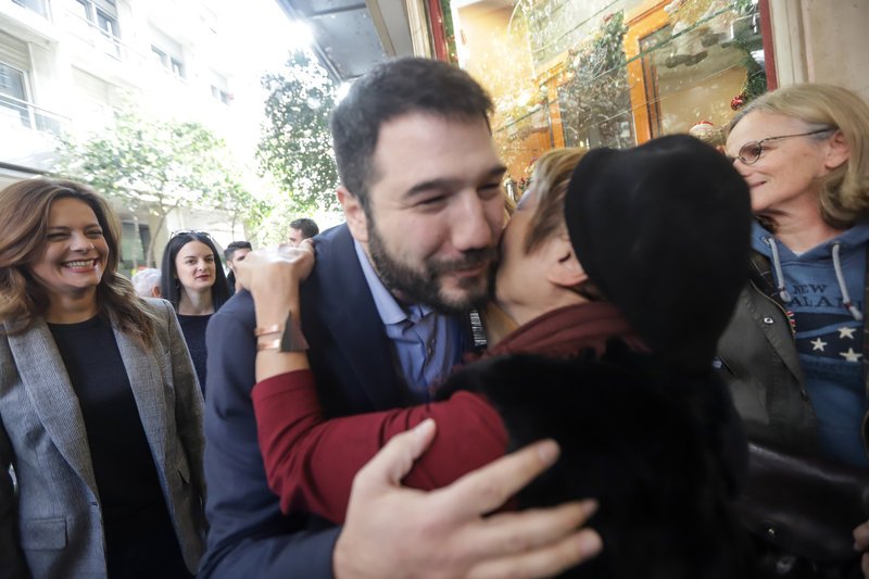 Ο υποψήφιος δήμαρχος Αθηναίων με τον ΣΥΡΙΖΑ Νάσος Ηλιόπουλος