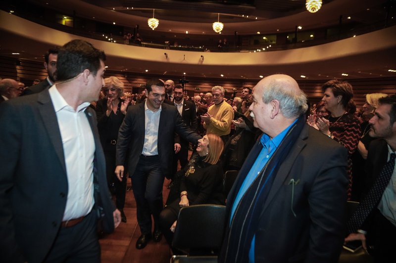 Η είσοδος του Αλέξη Τσίπρα