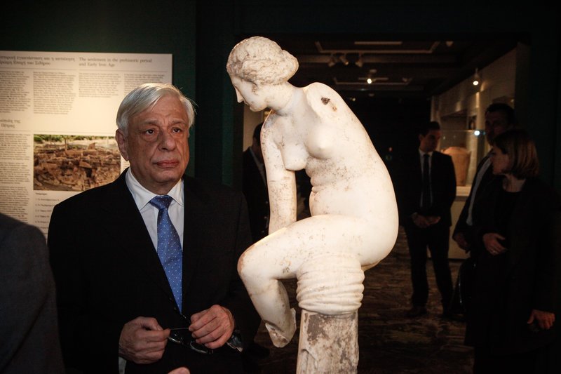 Ο Προκόπης Παυλόπουλος είναι συχνός επισκέπτης του Μουσείου Κυκλαδικής Τέχνης