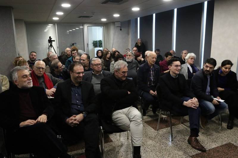 Από αριστερά: Δ. Χατζησωκράτης, Θαν. Θεοχαρόπουλος, Σπύρος Λυκούδης Φωτογραφία: EUROKINISSI--ΧΡΗΣΤΟΣ ΜΠΟΝΗΣ