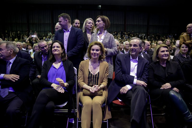 Νίκη Κεραμέως, Ευγενία Μανωλίδου, Αντώνης Σαμαράς και Σοφία Βούλτεψη